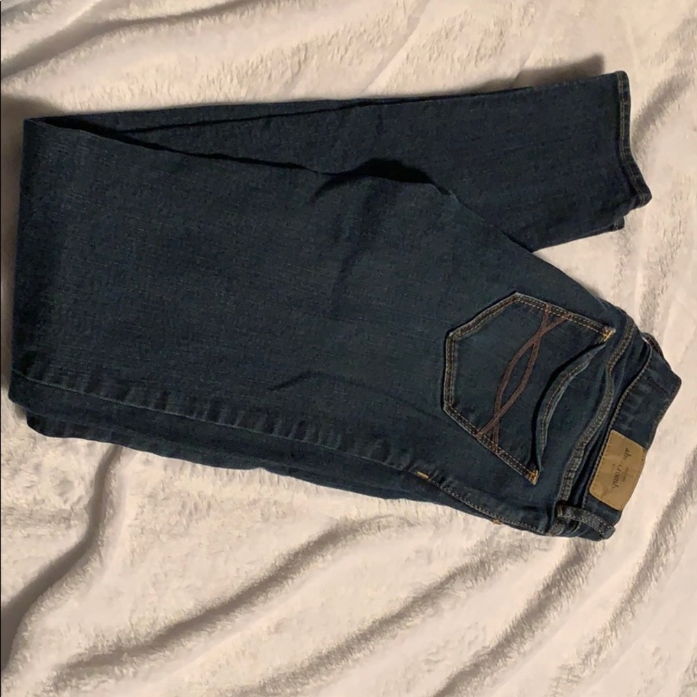 Abercrombie kids dark jeans.